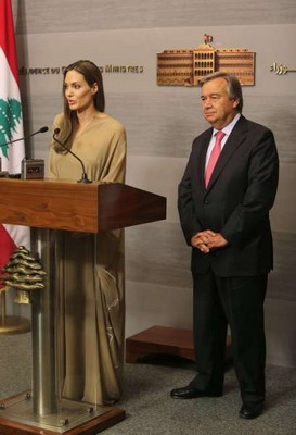 Angelina Jolie in Lebanon